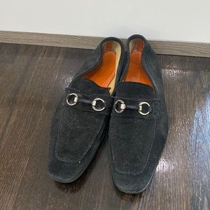 Mens suede loafers